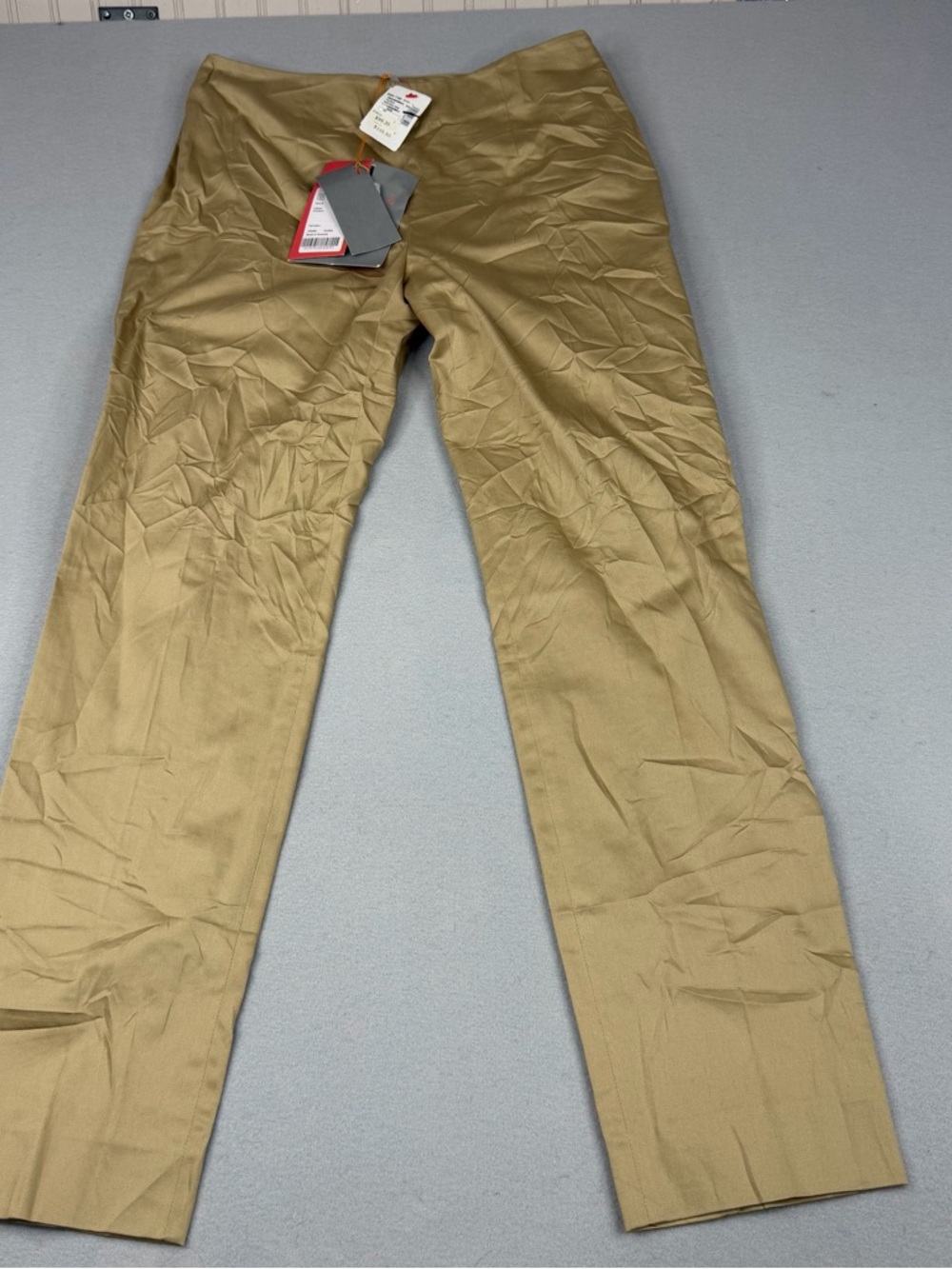 Lavia 18 Bis Pants Womens 6 Caramel High Rise Slim Stretch Cotton NWT